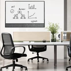 Whiteboard med anslagstavla 60x90 cm