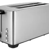 Wilfa brödrost 4 skivor, borstat stål, 1400 W