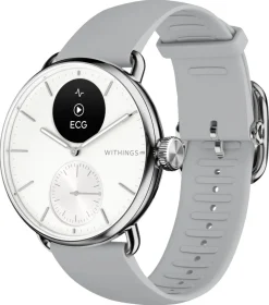 Withings ScanWatch 2 Pearl White smartwatch, 38 mm