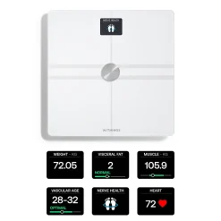 Withings Body Comp badrumsvåg med kroppsanalys, WiFi