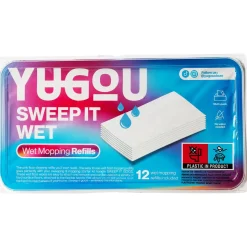 Yugou Sweep It Wet våta dukar till Yugou golvmopp, 12-pack